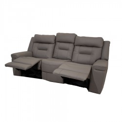 Ozzy 3 Seater Leather 