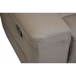 Ozzy 3 Seater Leather 