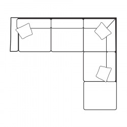 Ashford Large Chaise Sofa