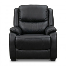 PARKER HALF LEATHER ARMCHAIR