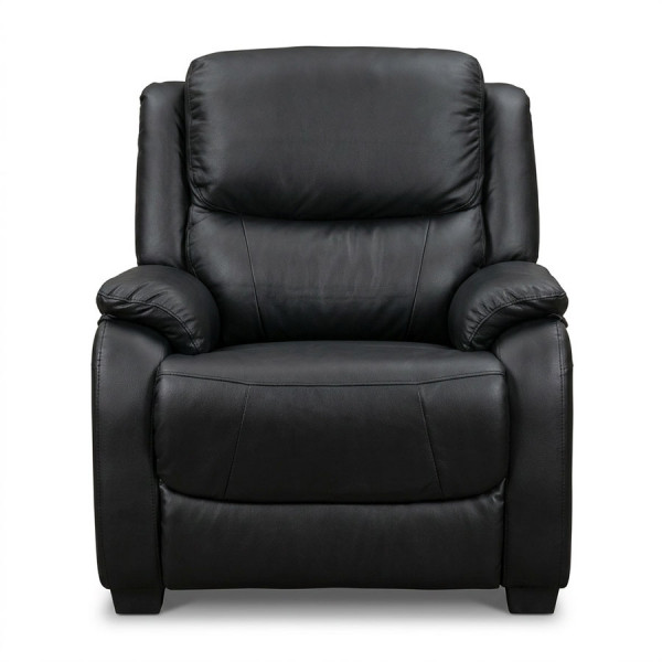 PARKER HALF LEATHER ARMCHAIR